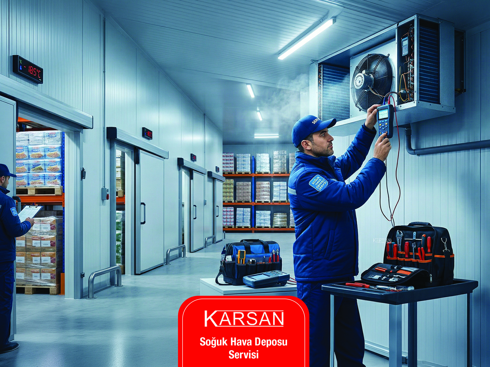 İstanbul soğuk hava deposu servisi - teknik periyodik bakım çalışması